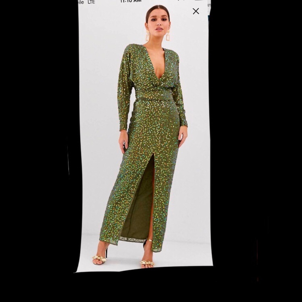 Green Sequin Dress